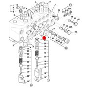 Клапан заднего гидрораспределителя JCB 345Bar-10L/min