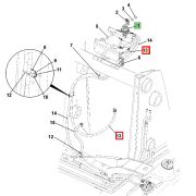 Шланг топливный от фильтра гр.оч. к насосу подкачки JCB 3CX 332/G6498