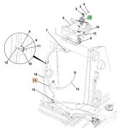 Шланг топливный обратки JCB 332/G6520