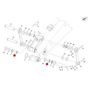 Втулка JCB JS205 трапеция-ковш