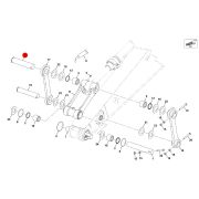 Палец трапеция-гидроцилиндр ковша JCB JS205