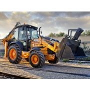 Стекло лобовое New Holland LB 115 / Case 580 R | 695 SR (триплекс)