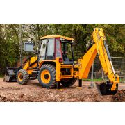 Стекло боковое заднее левое JCB 3СХ (India) с 2017