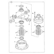 Дифференциал заднего моста с блокировкой JCB 450/26310